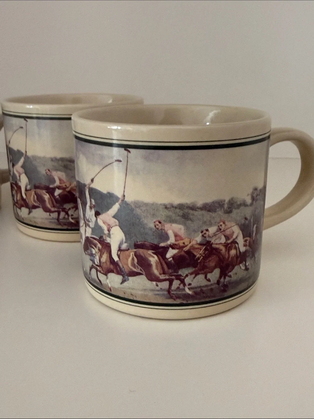 Vintage Polo by Ralph Lauren Country Mugs Set of 4